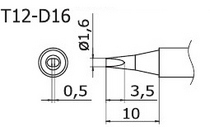  UnionTest T12-D16 (Hakko T12-D16) 